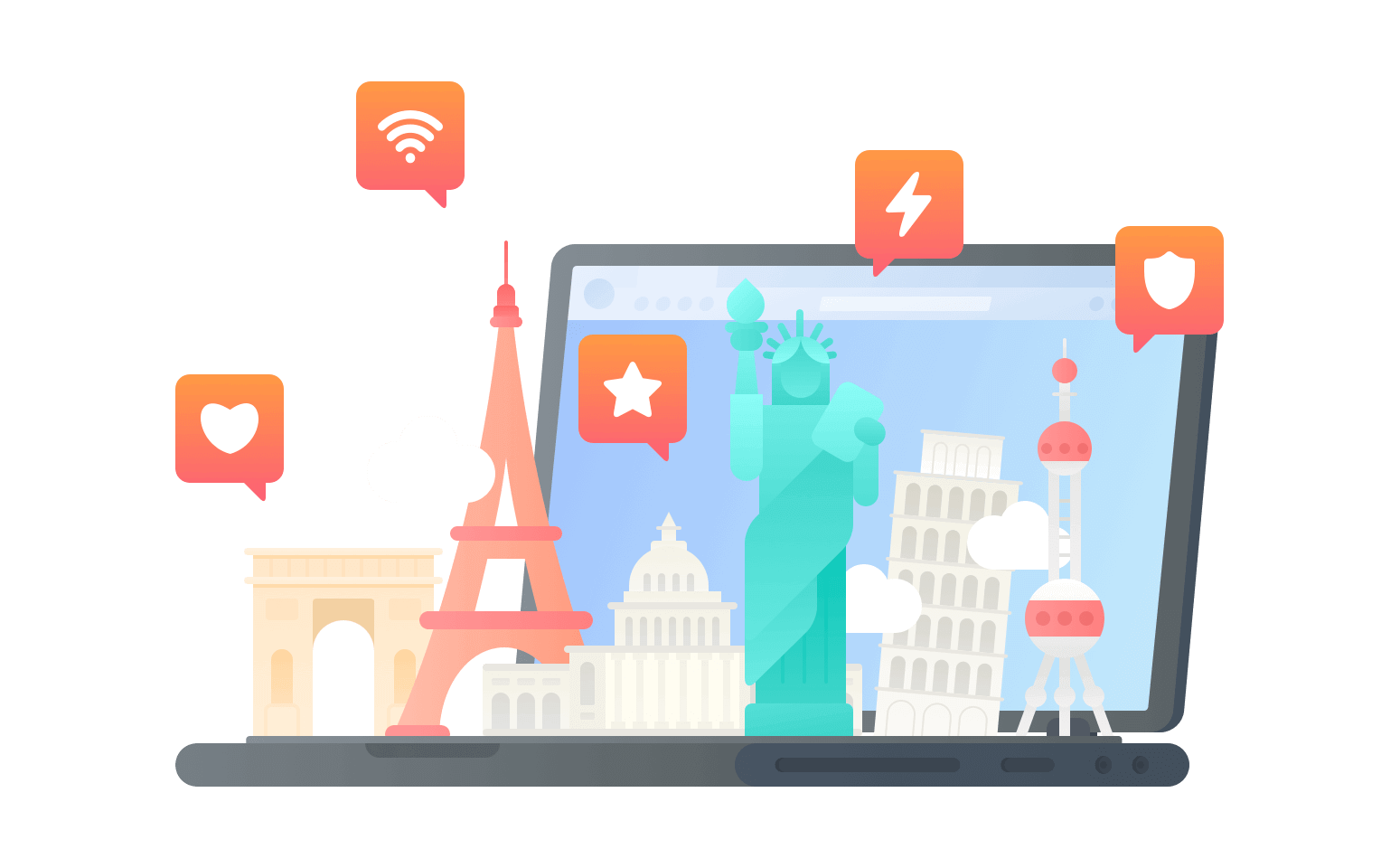 在安道尔连接到中国vpn - 穿锁回国